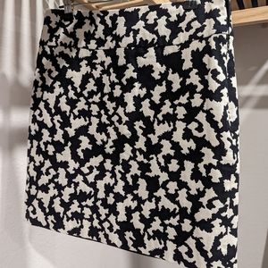 Black and white skirt